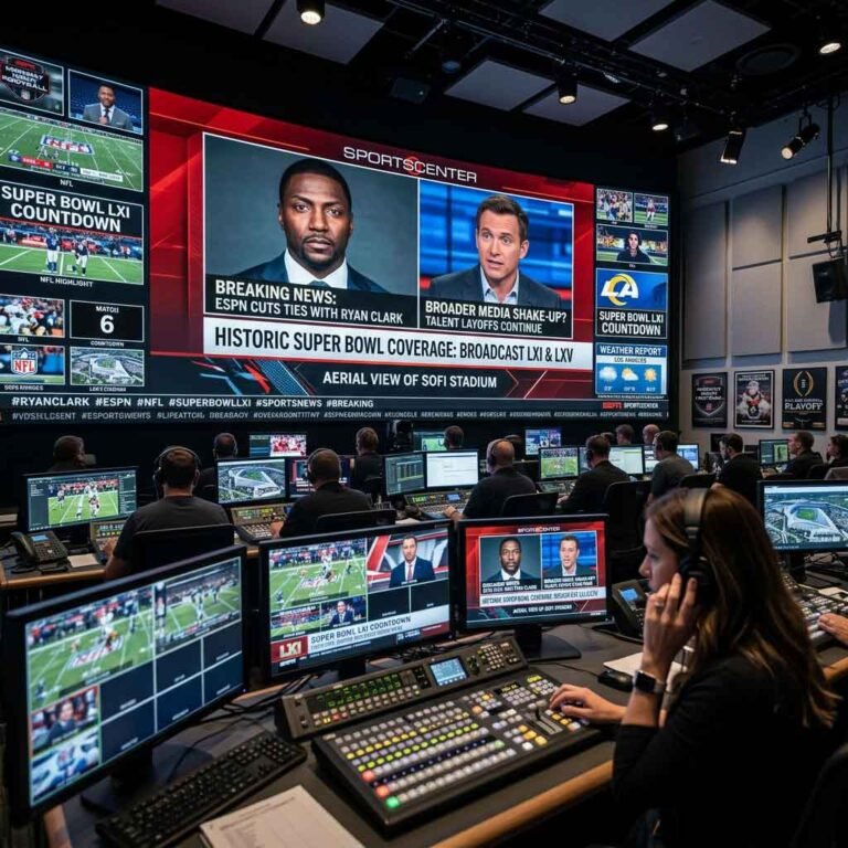 ESPN Cuts Ways with Ryan Clark Signal Broader Media Shake-Up Ahead of Historic Super Bowl Coverage