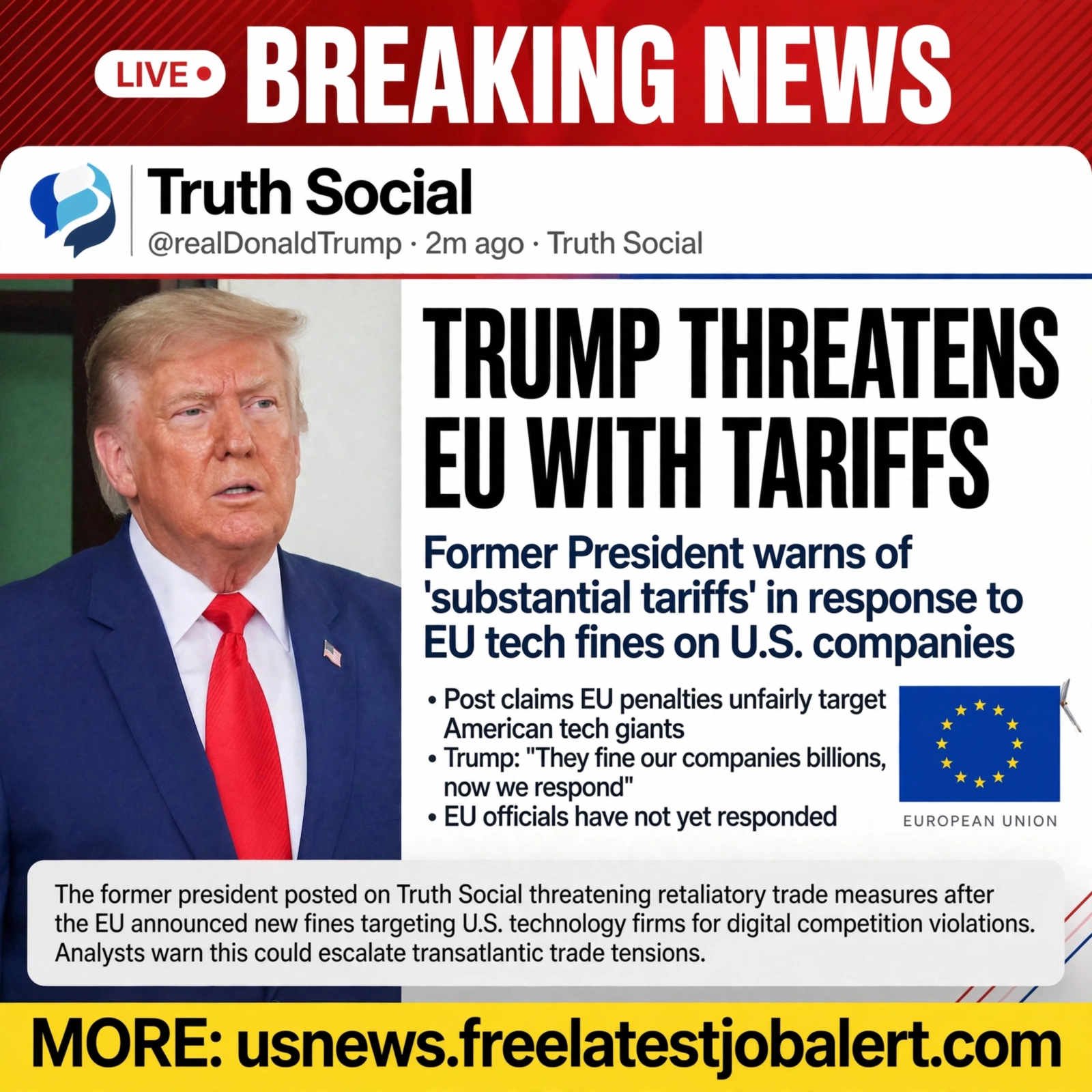 trumph truth social news