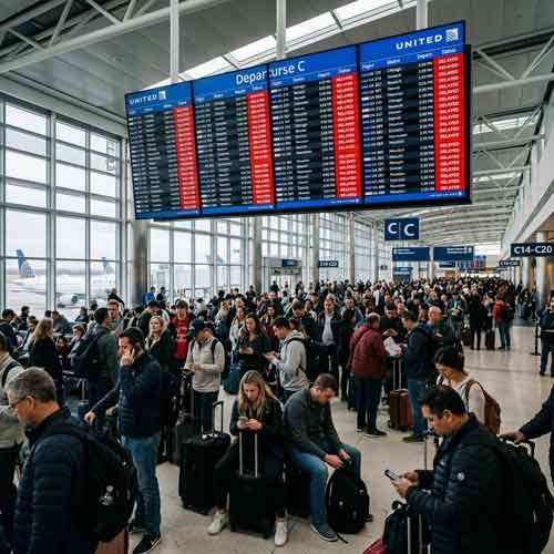 United airlines flight cancel usa news
