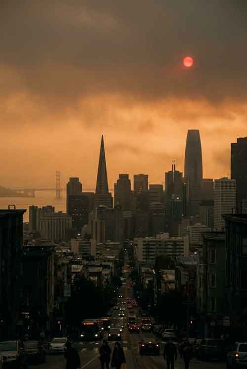 How wildfire smoke affects air quality in North America
