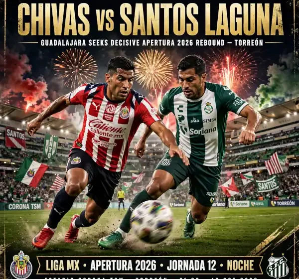 chivas vs santos score updates 2026 liga MX