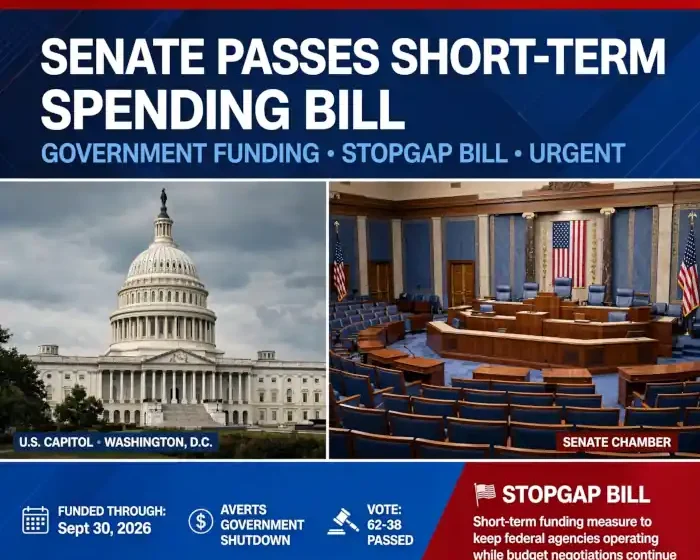 senate spending bill breaking news