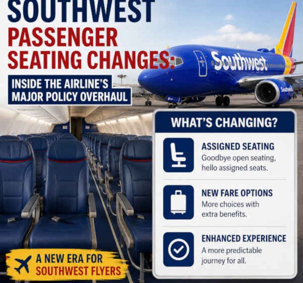 Southwest Passenger Seating Changes latest USA news