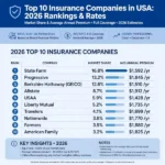 top 10 insurance company usa