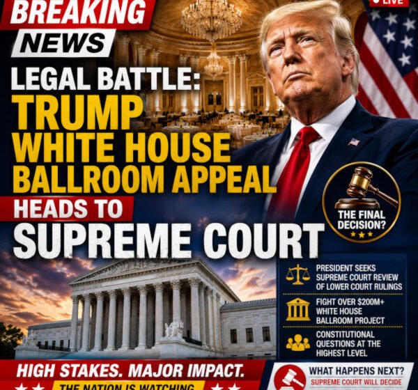trump ballroom appeal USA news